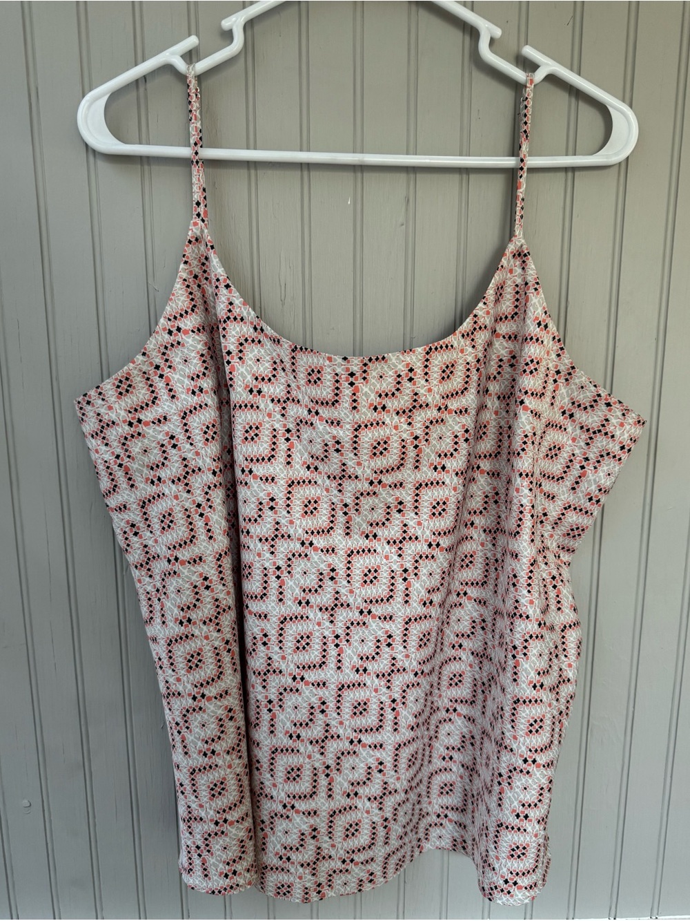 The Limited Geometric Strapless Cami with adjustable straps